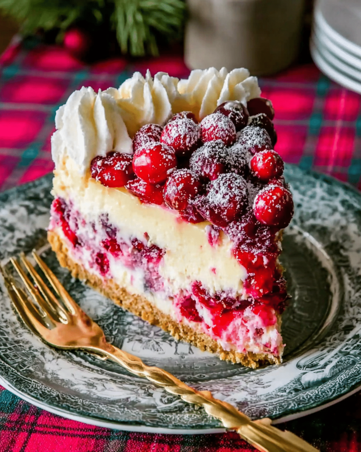 Cranberry White Chocolate Cheesecake – The Best Dessert