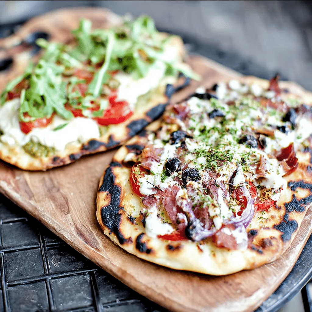 Artisan Grilled Flatbreads: Easy Homemade Bread Recipe